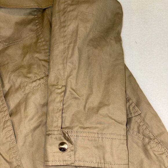 Sam Edelman Womans Utility Jacket Size L, Gorpcore Khaki Y2K Essential outdoor - Picture 10 of 11